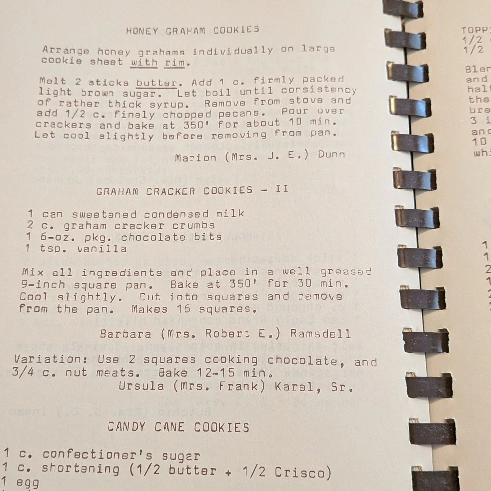 Cooking in Circles Vintage Orlando Florida Methodist Church Community Cookbook